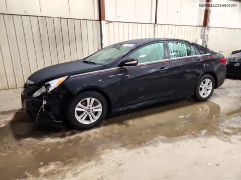 5NPEB4AC2EH901297 — 2014 Hyundai Sonata, Передняя часть, фото до ремонта