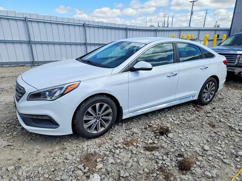 5NPE34AF3FH149683 — 2015 Hyundai Sonata, Град (Hail), фото до ремонта