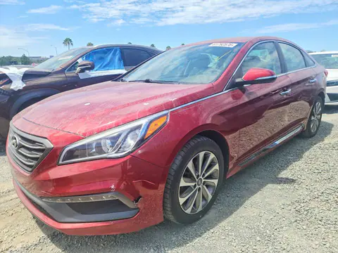 5NPE34AF3FH040785 — 2015 Hyundai Sonata, Задняя часть (Rear End), фото до ремонта