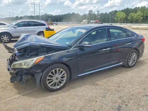 5NPE34AF4FH056932 — 2015 Hyundai Sonata, Передняя часть (Front End), фото до ремонта