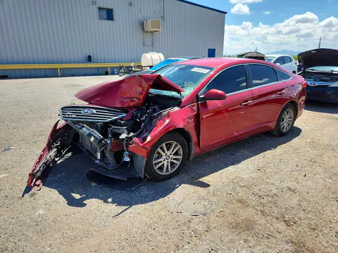 5NPE24AFXFH156116 — 2015 Hyundai Sonata, Передняя часть (Front End), фото до ремонта