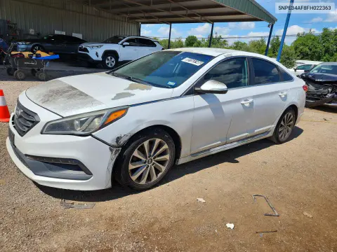 5NPE34AF8FH022363 — 2015 Hyundai Sonata, Сторона, фото до ремонта