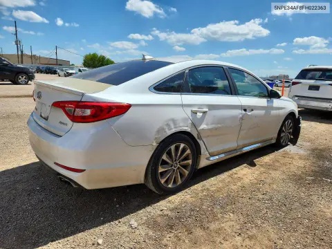 2015 Hyundai Sonata Sport VIN 5NPE34AF8FH022363 фото 3
