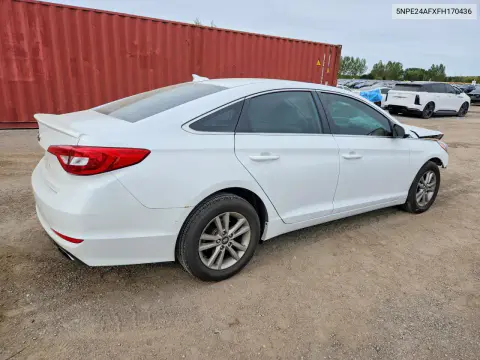 2015 Hyundai Sonata Se VIN 5NPE24AFXFH170436 фото 3