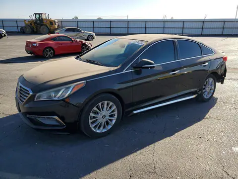 5NPE34AF4FH164631 — 2015 Hyundai Sonata, Задняя часть (Rear End), фото до ремонта