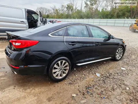 5NPE34AF5FH241068 — 2015 Hyundai Sonata, фото 3 с аукциона Copart, Передняя часть
