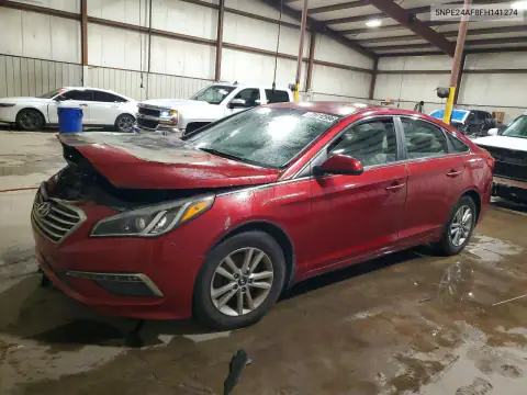 5NPE24AF8FH141274 — 2015 Hyundai Sonata, Пожар двигателя, фото до ремонта