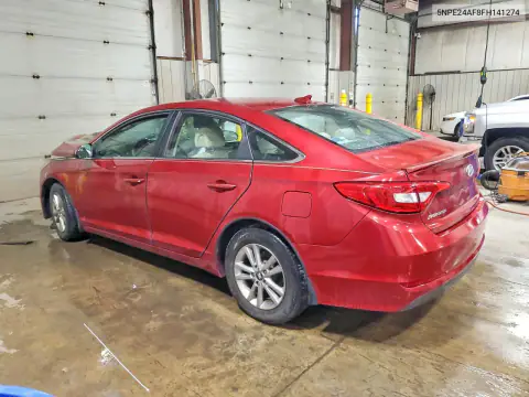 5NPE24AF8FH141274 — 2015 Hyundai Sonata, фото 2 с аукциона Copart 20.10.2026, Пожар двигателя