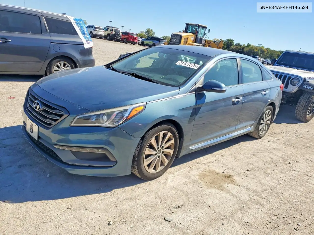 2015 Hyundai Sonata Sport VIN 5NPE34AF4FH146534 фото 1
