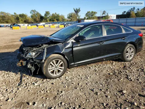2015 Hyundai Sonata Se VIN 5NPE24AF4FH186034 фото 1