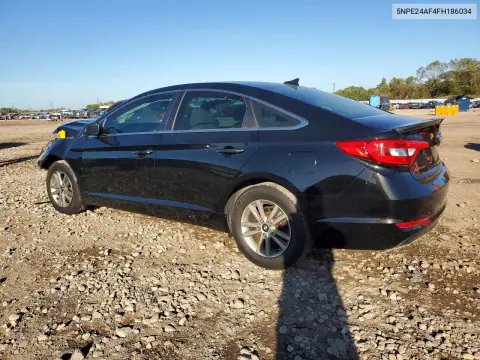 2015 Hyundai Sonata Se VIN 5NPE24AF4FH186034 фото 2