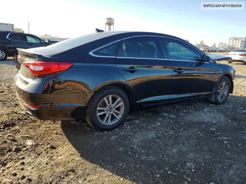 2015 Hyundai Sonata Se VIN 5NPE24AF4FH186034 фото 3