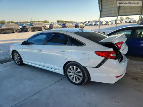 2015 Hyundai Sonata Sport VIN 5NPE34AF2FH098371 фото 2
