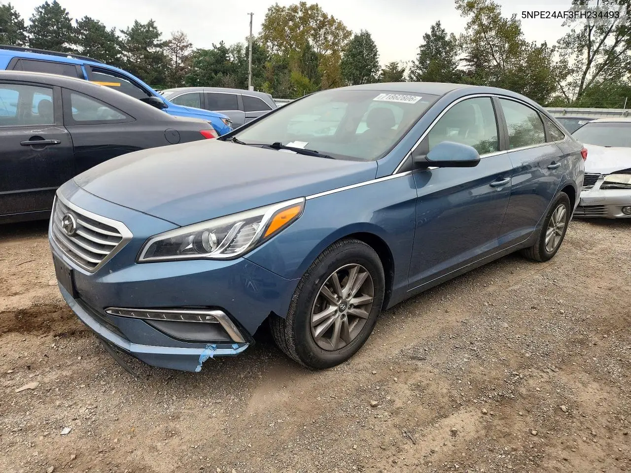 2015 Hyundai Sonata Se VIN 5NPE24AF3FH234493 фото 1