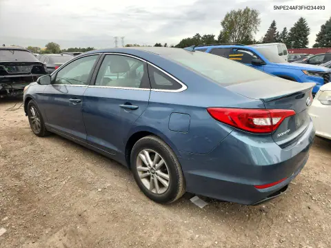 2015 Hyundai Sonata Se VIN 5NPE24AF3FH234493 фото 2