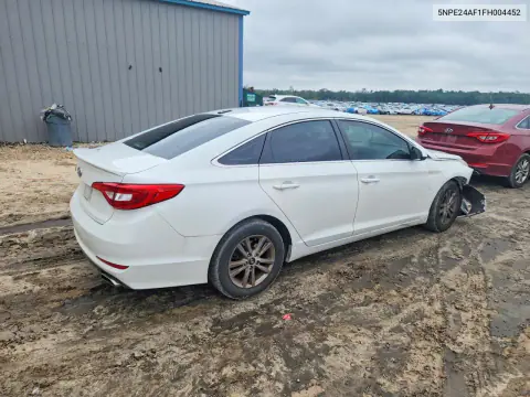 2015 Hyundai Sonata Se VIN 5NPE24AF1FH004452 фото 3