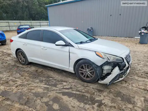 2015 Hyundai Sonata Se VIN 5NPE24AF1FH004452 фото 4