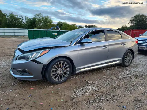2015 Hyundai Sonata Limited VIN 5NPE34AF0FH200671 фото 1