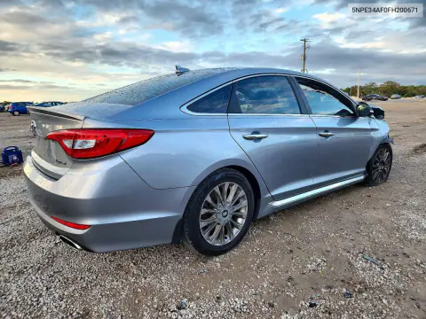 2015 Hyundai Sonata Limited VIN 5NPE34AF0FH200671 фото 3