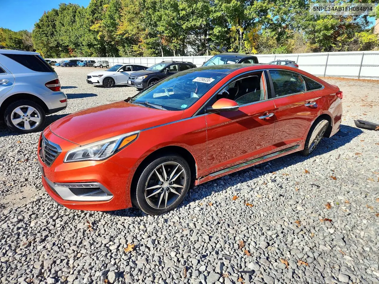 2015 Hyundai Sonata Sport 2.0T VIN 5NPE34AB1FH084894 фото 1