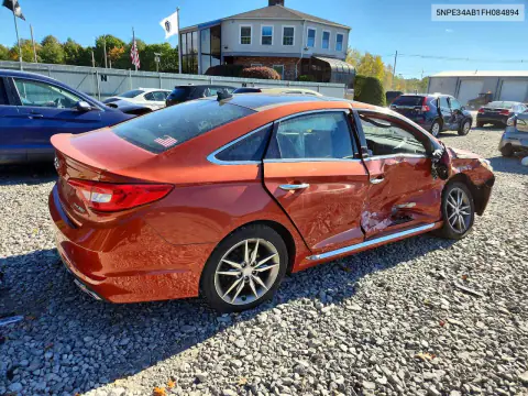 2015 Hyundai Sonata Sport 2.0T VIN 5NPE34AB1FH084894 фото 3