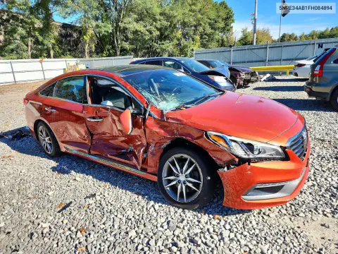 2015 Hyundai Sonata Sport 2.0T VIN 5NPE34AB1FH084894 фото 4