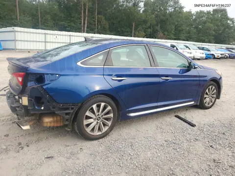 2015 Hyundai Sonata Sport VIN 5NPE34AF6FH196237 фото 3