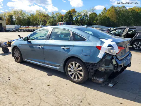 2015 Hyundai Sonata Sport VIN 5NPE34AF2FH071476 фото 2