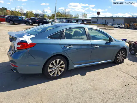 2015 Hyundai Sonata Sport VIN 5NPE34AF2FH071476 фото 3