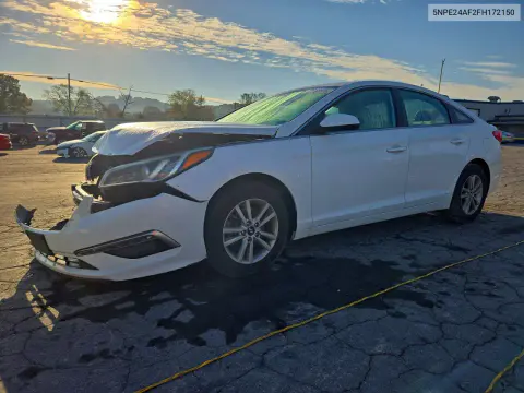 5NPE24AF2FH172150 — 2015 Hyundai Sonata, Передняя часть, фото до ремонта