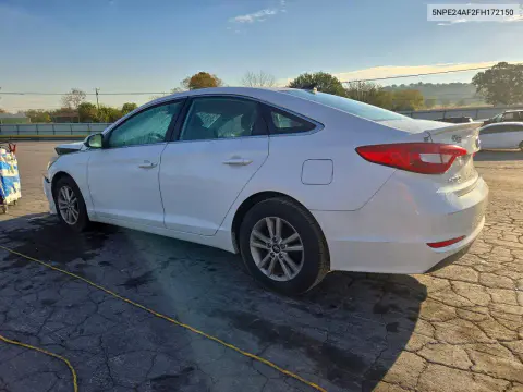 2015 Hyundai Sonata Se VIN 5NPE24AF2FH172150 фото 2