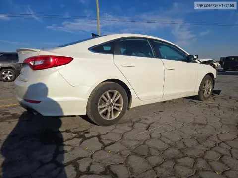 2015 Hyundai Sonata Se VIN 5NPE24AF2FH172150 фото 3