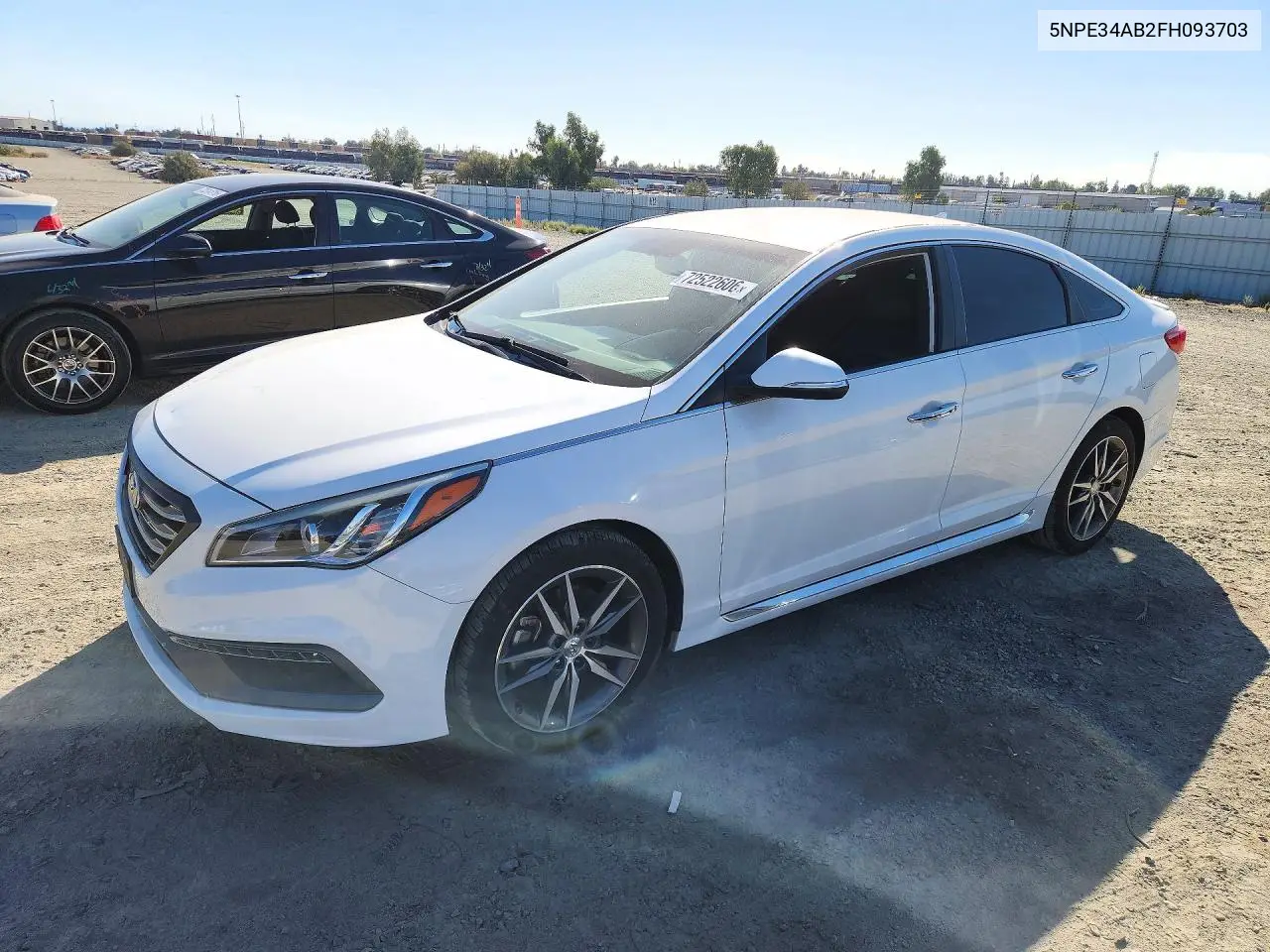 2015 Hyundai Sonata Sport 2.0T VIN 5NPE34AB2FH093703 фото 1