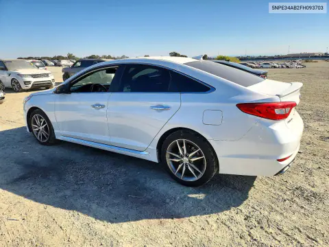 2015 Hyundai Sonata Sport 2.0T VIN 5NPE34AB2FH093703 фото 2