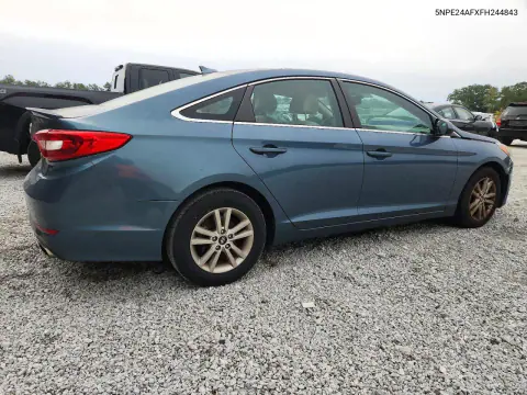 2015 Hyundai Sonata Se VIN 5NPE24AFXFH244843 фото 3