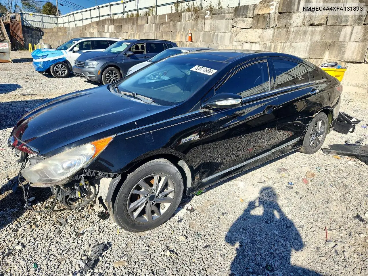 2015 Hyundai Sonata Hybrid Limited VIN KMHEC4A4XFA131893 фото 1