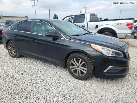 5NPE24AF0FH012588 — 2015 Hyundai Sonata, фото 4 с аукциона Copart, Передняя часть