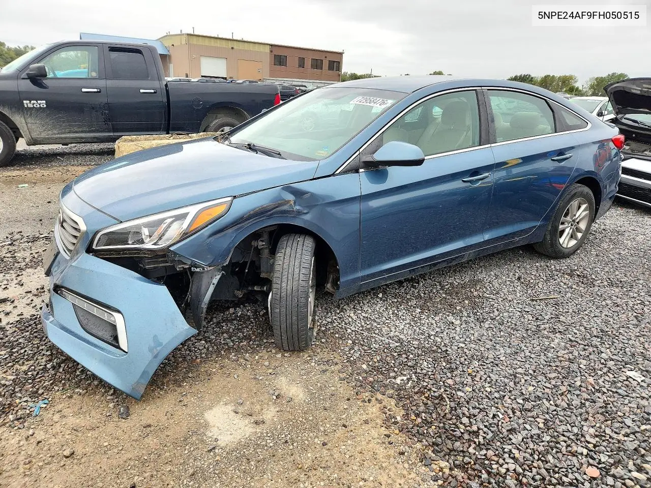 5NPE24AF9FH050515 Hyundai Sonata 2015 — повреждение Передняя часть, фото до ремонта