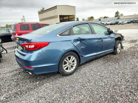 5NPE24AF9FH050515 — 2015 Hyundai Sonata, фото 3 с аукциона Copart, Передняя часть