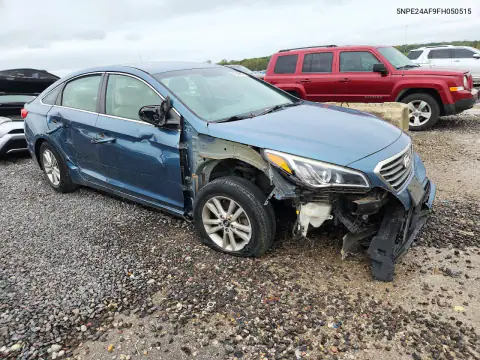 5NPE24AF9FH050515 — 2015 Hyundai Sonata, фото 4 с аукциона Copart, Передняя часть