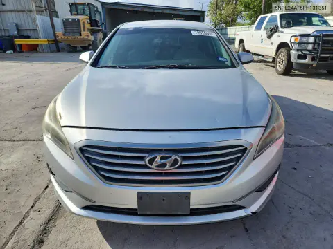 2015 Hyundai Sonata Se VIN 5NPE24AF5FH131351 фото 5
