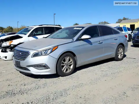 5NPE24AF1FH071150 Hyundai Sonata 2015 — повреждение Передняя часть, фото до ремонта