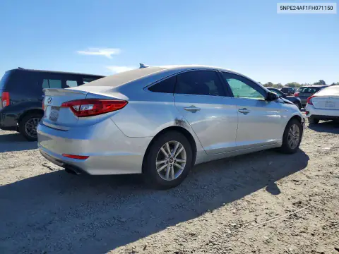 5NPE24AF1FH071150 — 2015 Hyundai Sonata, фото 3 с аукциона Copart, Передняя часть
