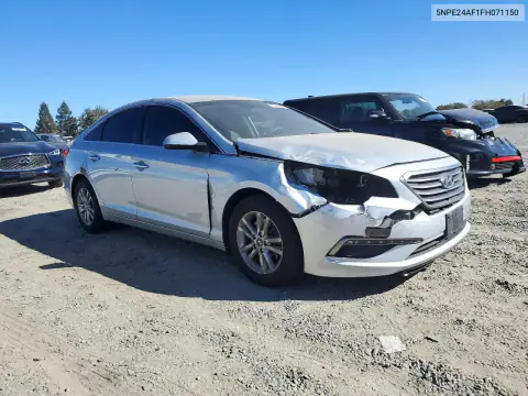 5NPE24AF1FH071150 — 2015 Hyundai Sonata, фото 4 с аукциона Copart, Передняя часть