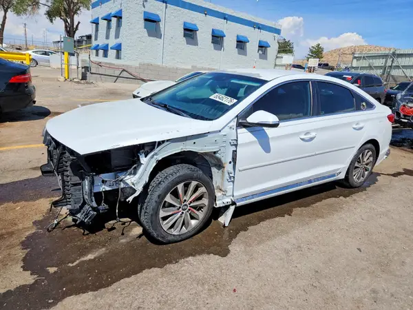 5NPE34AF9GH434714 — 2016 Hyundai Sonata, Передняя часть (Front End), фото до ремонта