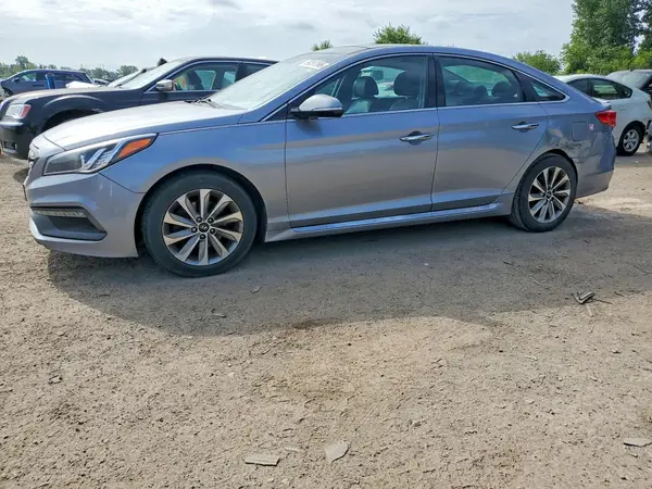 5NPE34AF7GH367059 — 2016 Hyundai Sonata, Задняя часть (Rear End), фото до ремонта