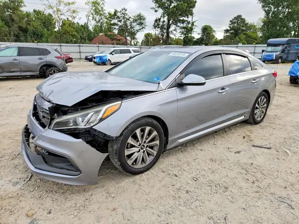 5NPE34AF9GH435779 — 2016 Hyundai Sonata, Передняя часть (Front End), фото до ремонта
