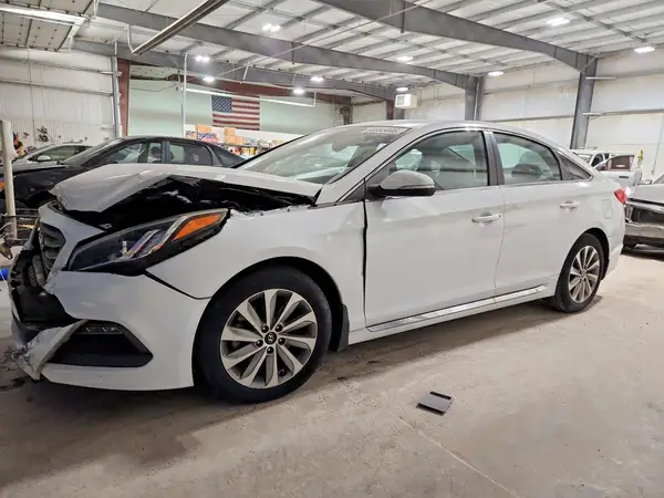 5NPE34AF1GH432097 — 2016 Hyundai Sonata, Передняя часть (Front End), фото до ремонта