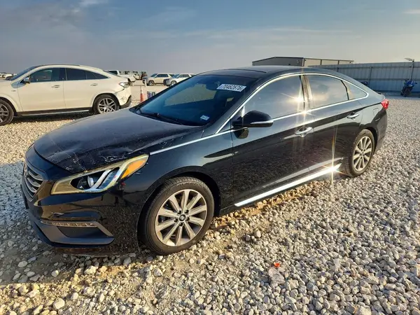 5NPE34AF3GH433588 — 2016 Hyundai Sonata, Передняя часть (Front End), фото до ремонта