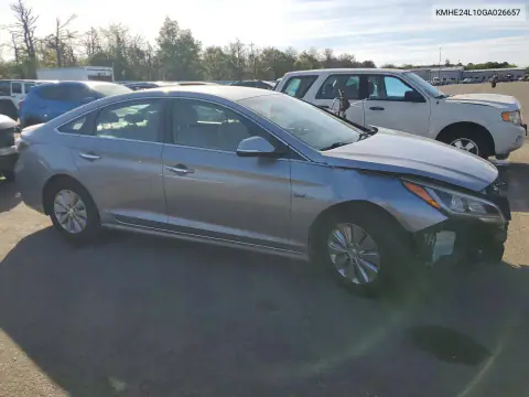 2016 Hyundai Sonata Hybrid Se VIN KMHE24L10GA026657 фото 4
